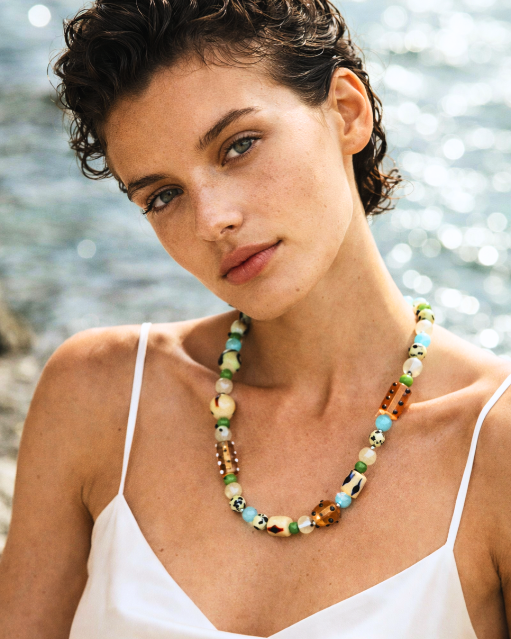Multi Beaded - Necklace