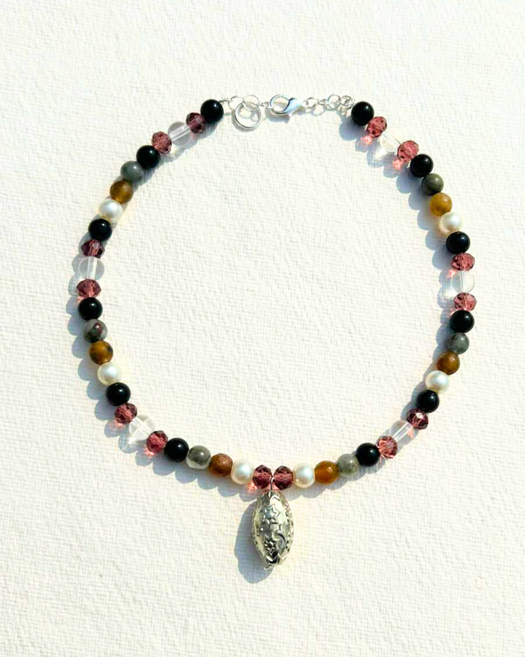 Caramel Beaded - Necklace