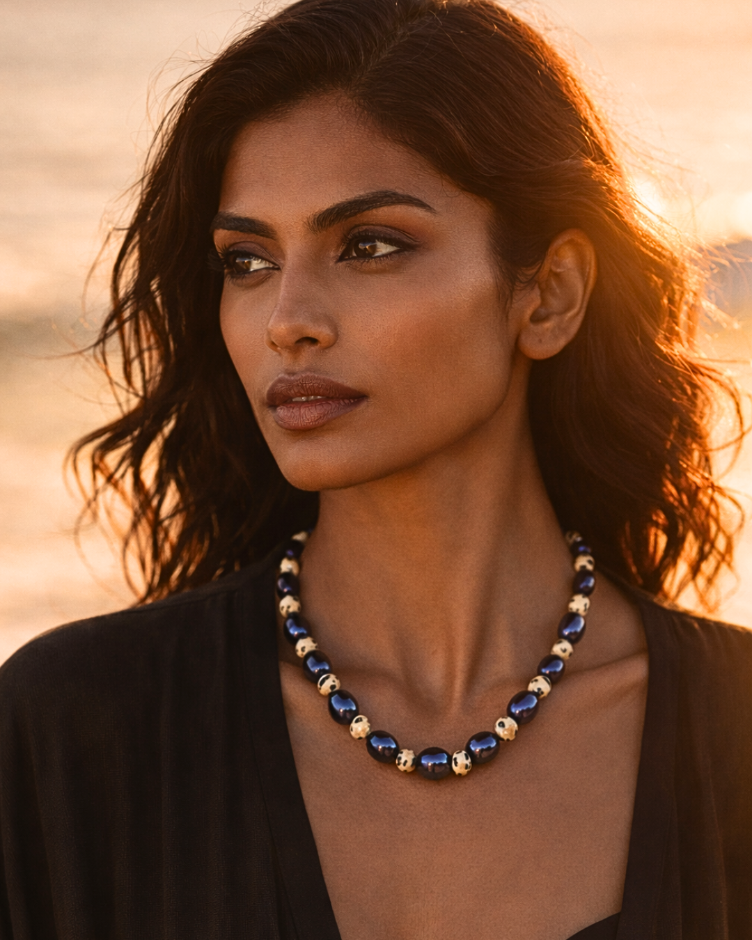 Metallic & Speckled - Necklace